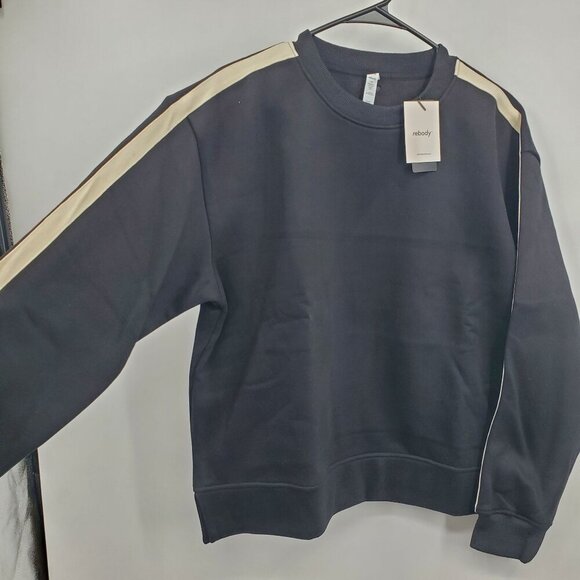 Rebody Active Sideline Fleece Sweatshirt Sweater Top Women Size Large NWT - Picture 4 of 15
